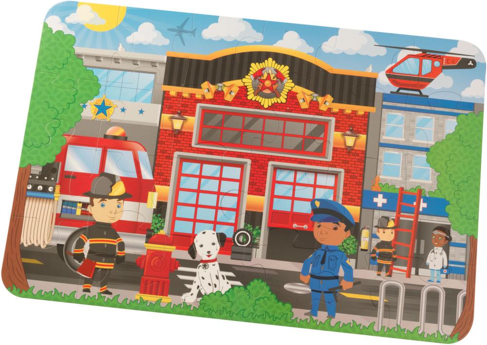 Puzzle géant Pompier 24 pièces