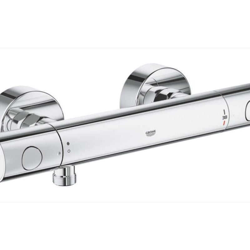 Mitigeur thermostatique douche chromé, GROHE Precision clova