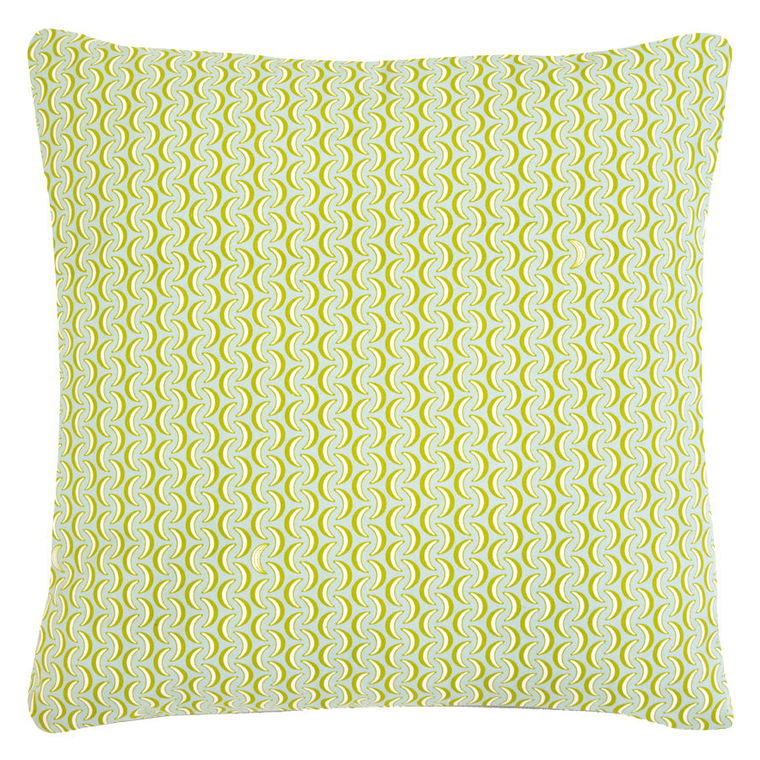 Coussin envie d'ailleurs bananes opaline 70 x 70 cm