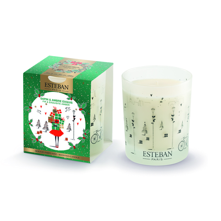Bougie parfumée Sapin et Ambre