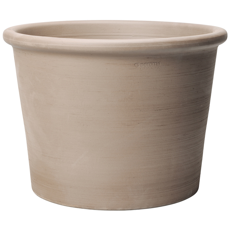Pot cylindrique gris gamme Bordato primitivo Ø 28 cm