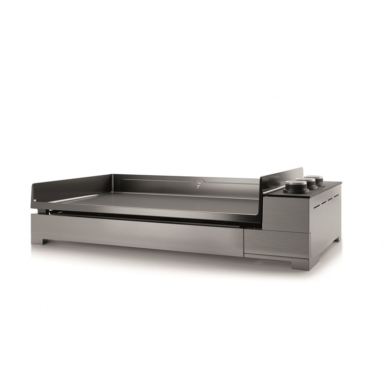Plancha Premium Gaz 75 châssis Inox