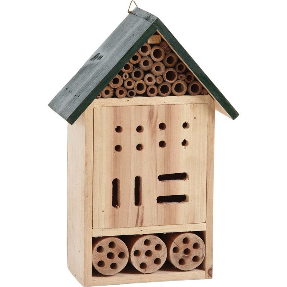 Hôtel à insectes en bois