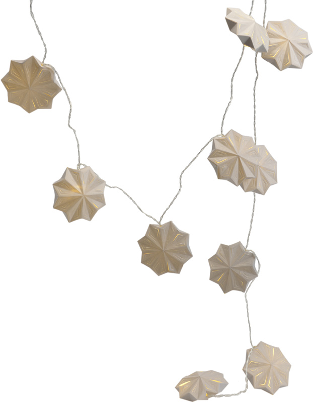 Guirlande lumineuse étoile 10 LEDs