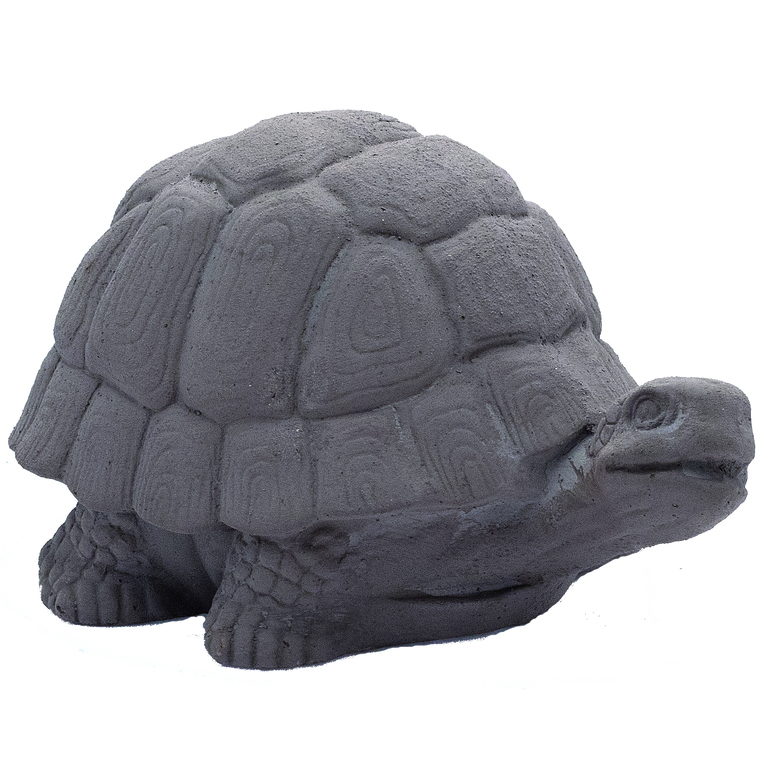 Tortue en terre cuite grise