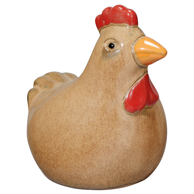 Poule en terre cuite Mini-Charlotte Bohème