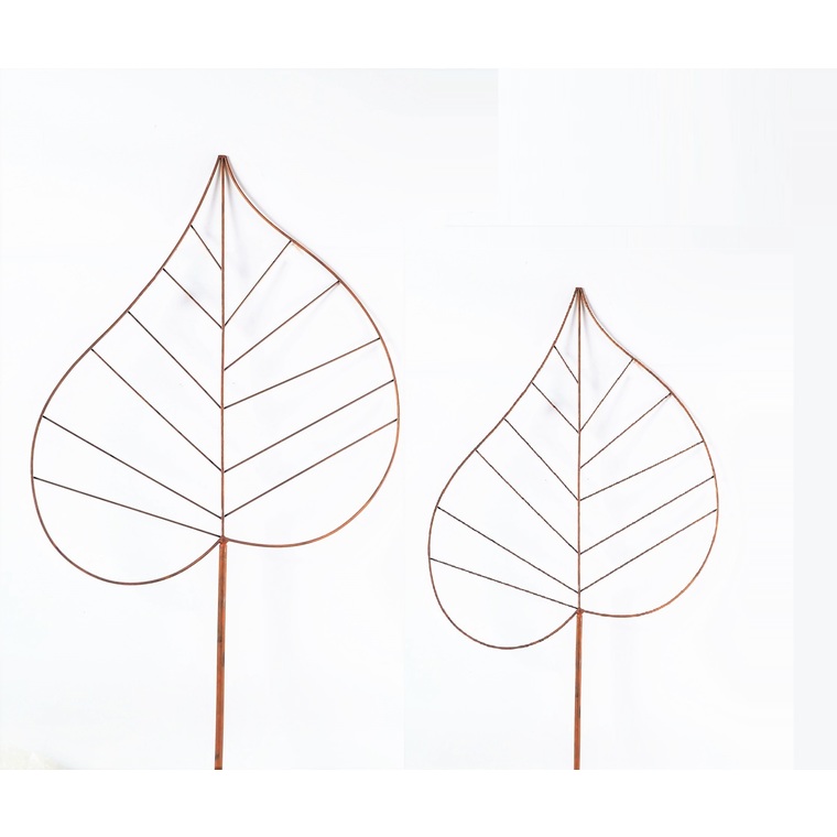 Set de 2 feuilles sur tige