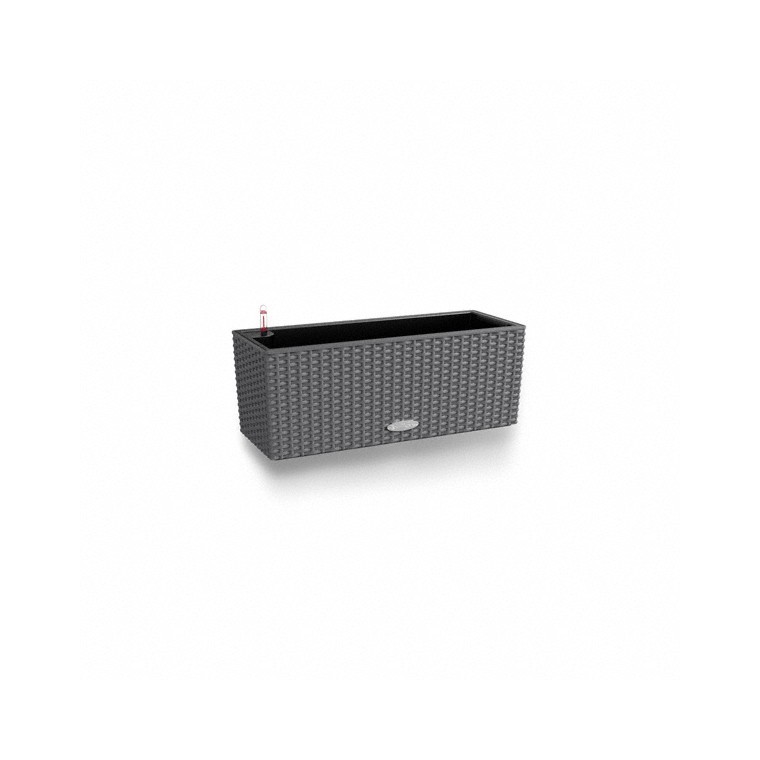 Bac 50cm Balconera kit complet granit Lechuza L.50 x l.19 x H.19 cm