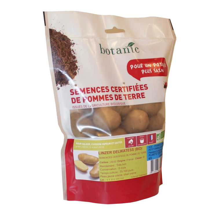 25 plants de pommes de terre delikatesse bio calibre 25 à 32