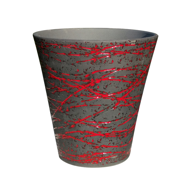 Pot gamme sioux terre de lave rouge Ø 38 cm
