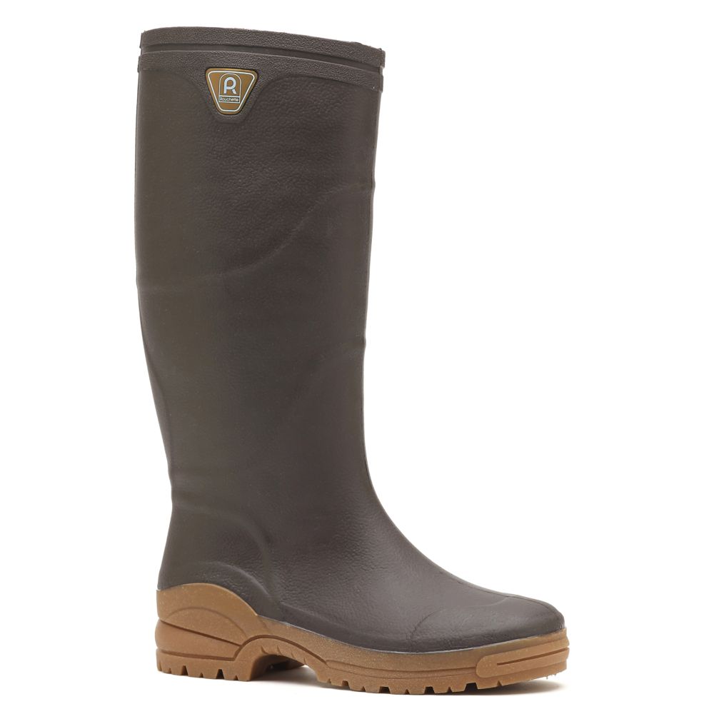 Bottes Optimum marron - Taille 40 - Rouchette