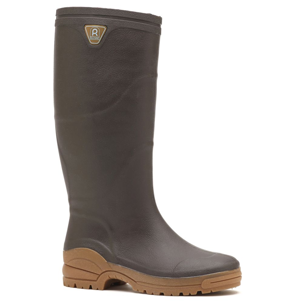 Bottes Optimum marron - Taille 46 - Rouchette