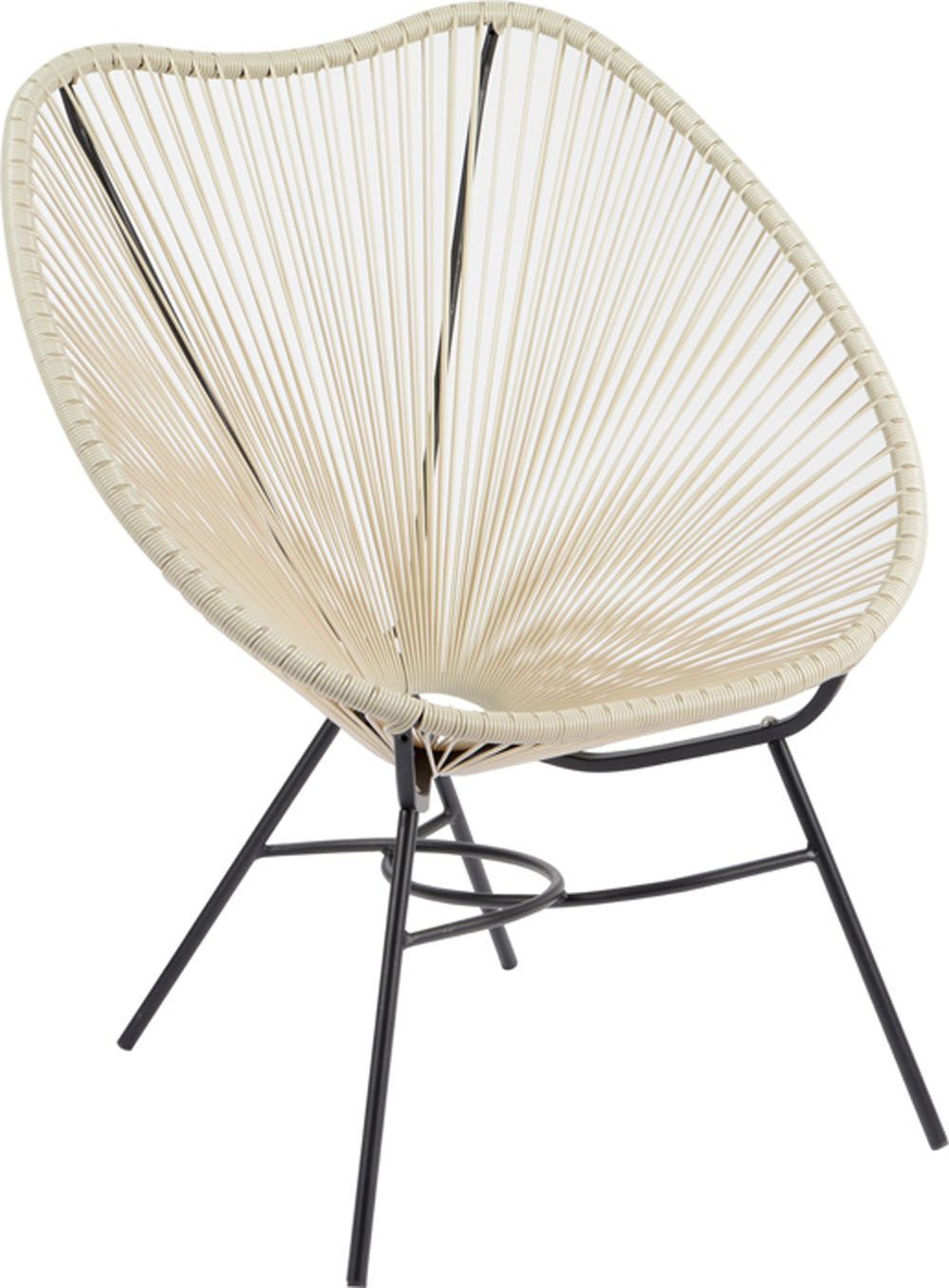 Fauteuil gris design Anémone