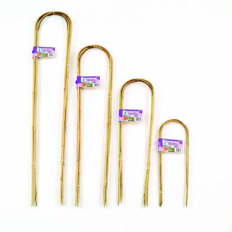 Tuteurs bambou cintrés x 3 – 90 cm