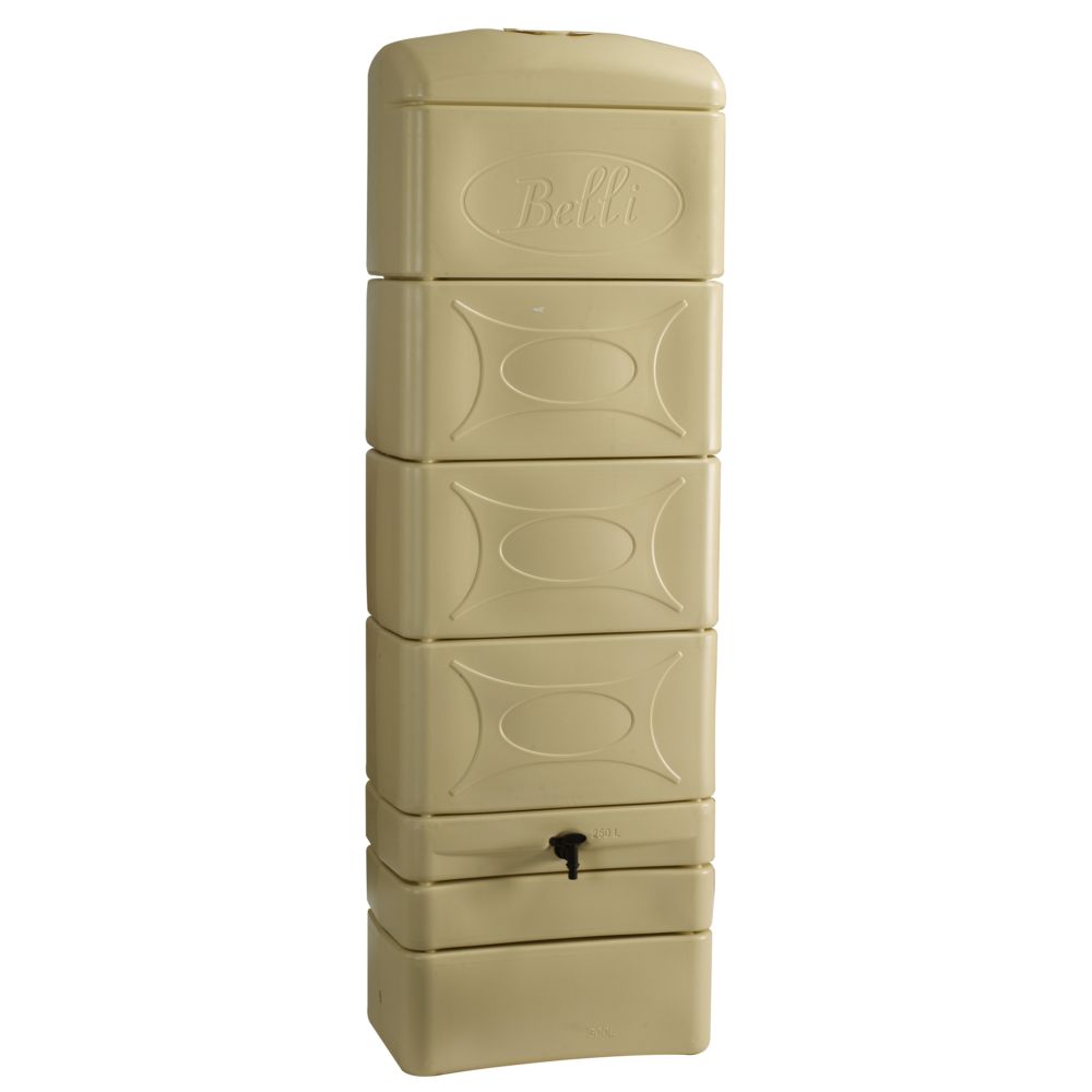 Récupérateur d'eau mural BELLIJARDIN Déco beige 300 L