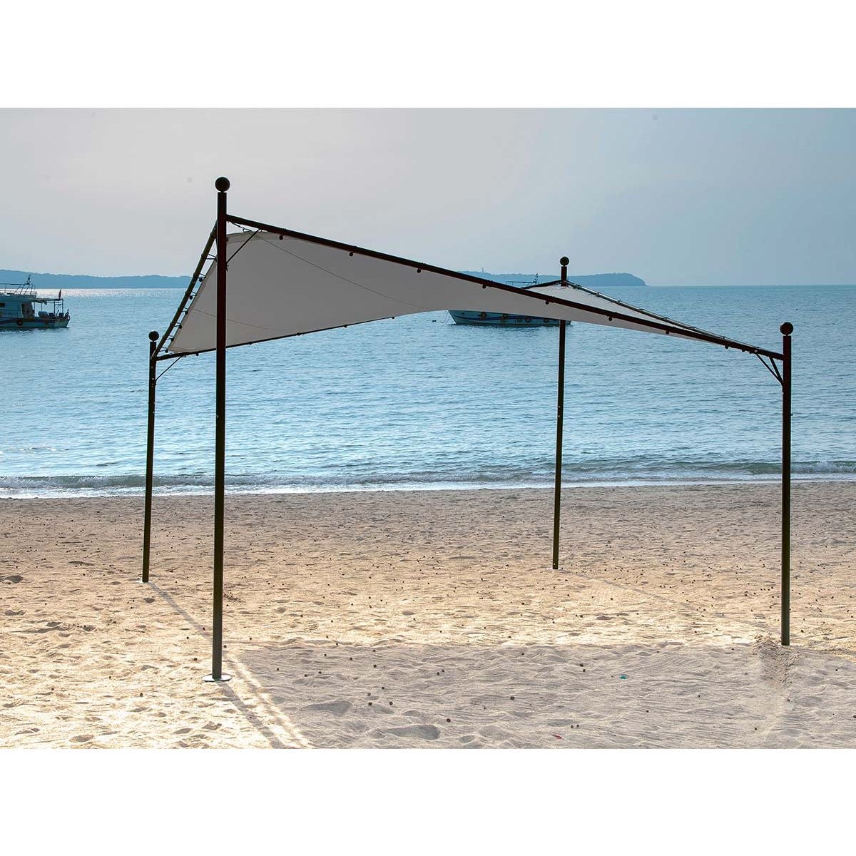 Tonnelle NASSAU toile tendue 4 x 4 m