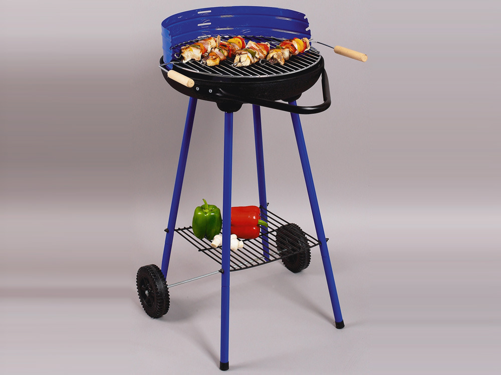 Barbecue charbon de bois Nina luxe - grille diamètre 42 cm