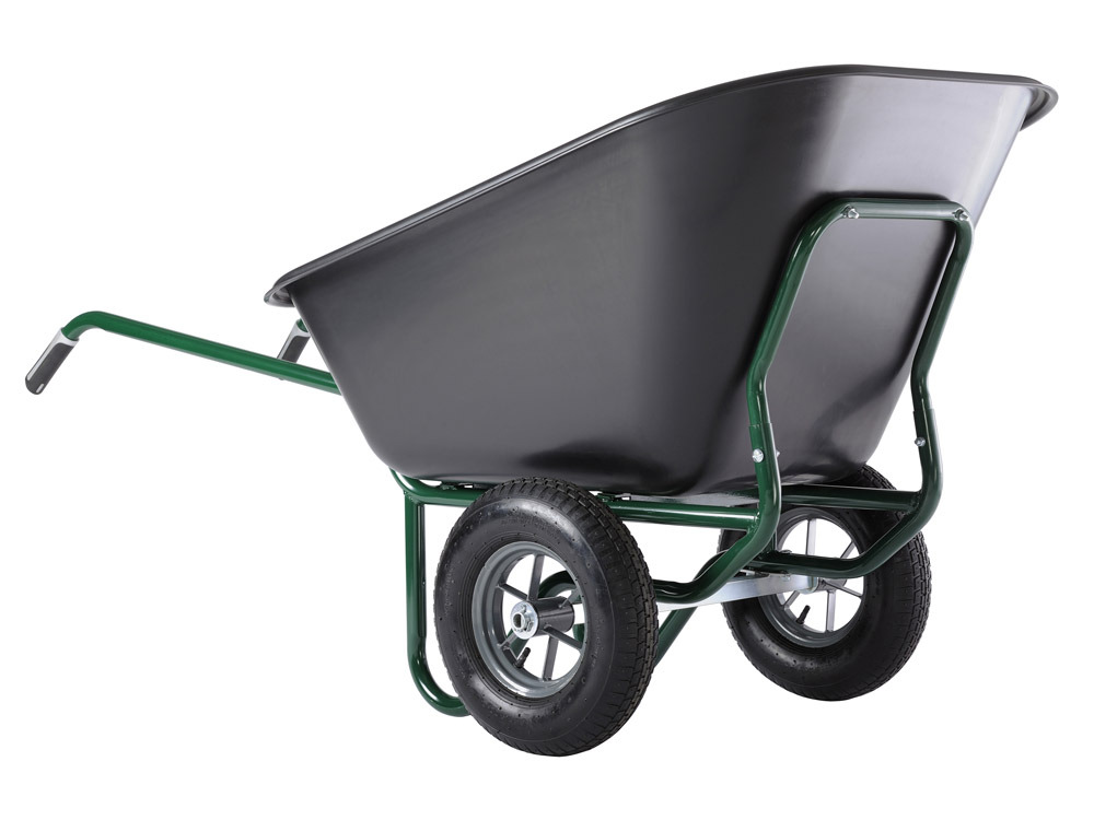 Brouette polypro roues gonflées Expert Twin- 300L