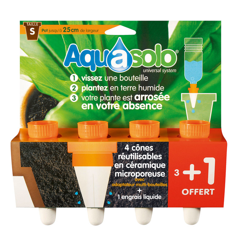 Aquasolo orange small x4