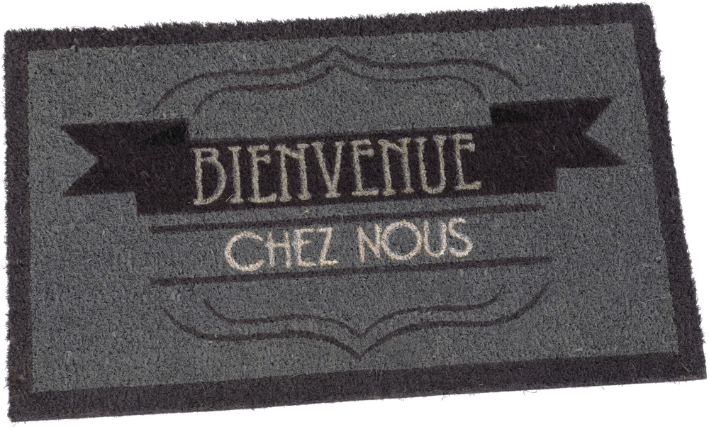 Paillasson Bienvenue chez nous 45x75 cm