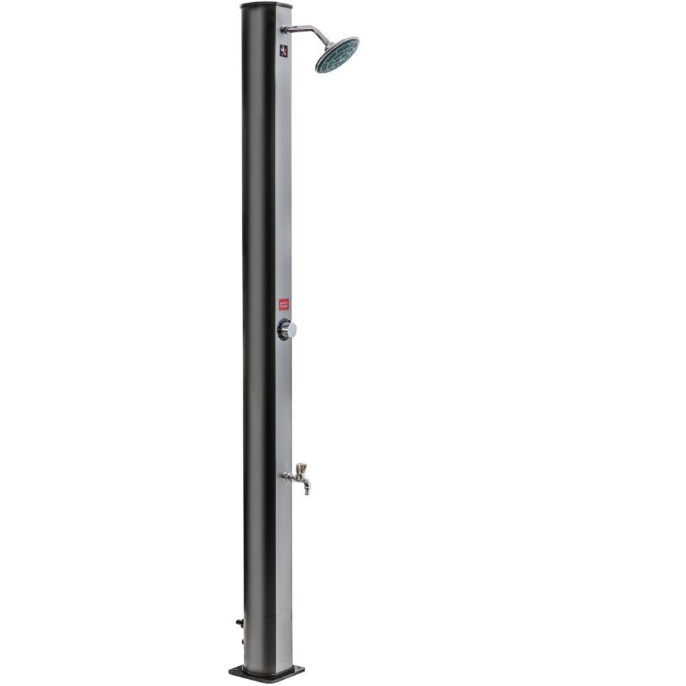 Douche solaire ronde 35 L noir - Gré