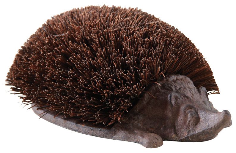 Brosse à chaussure hérisson en fonte