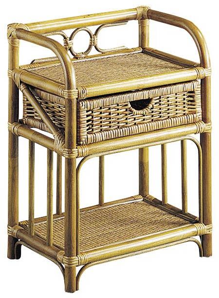 Table de chevet en rotin Madiun