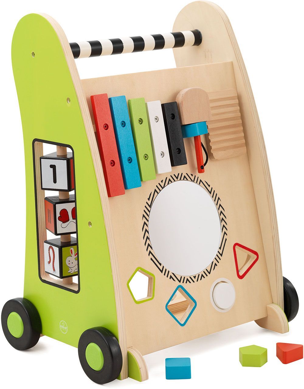 Trotteur en bois multi-activités