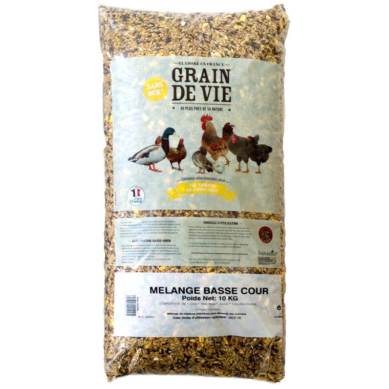 Mélange de céréales animaux de la basse cour 10 kg