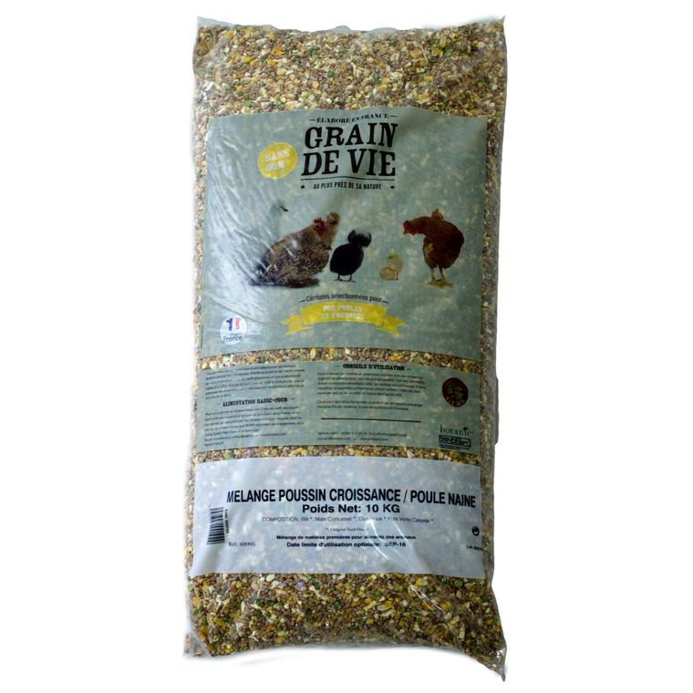 Céréales poussin en croissance et poule naine 10 kg