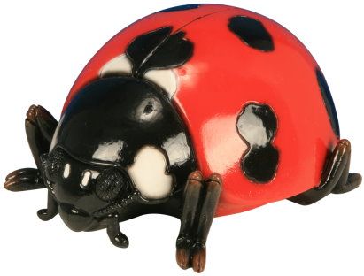 Coccinelle en résine 15 cm