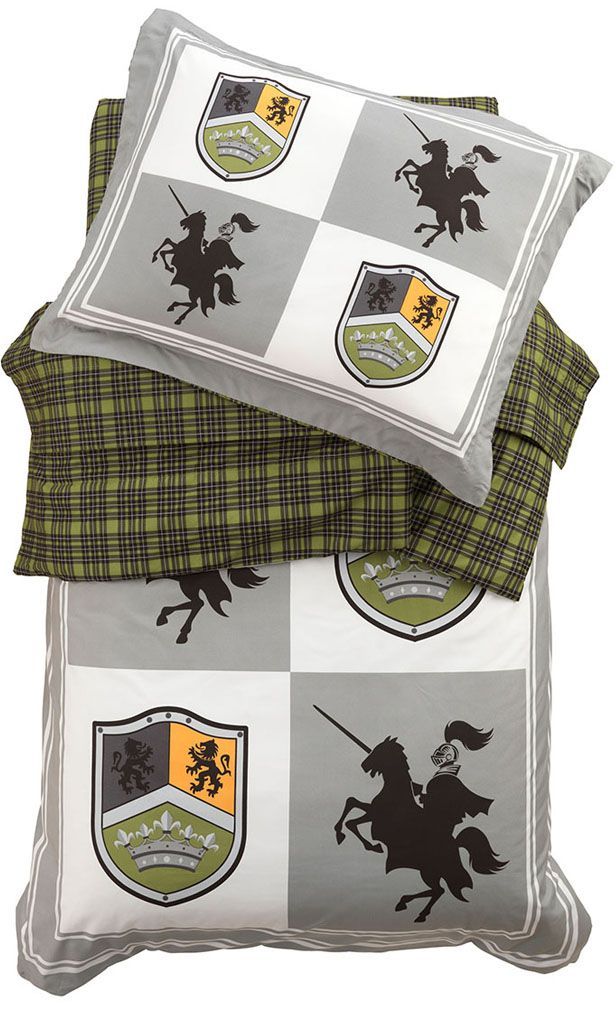 Couette + taie + drap + drap housse Chevalier