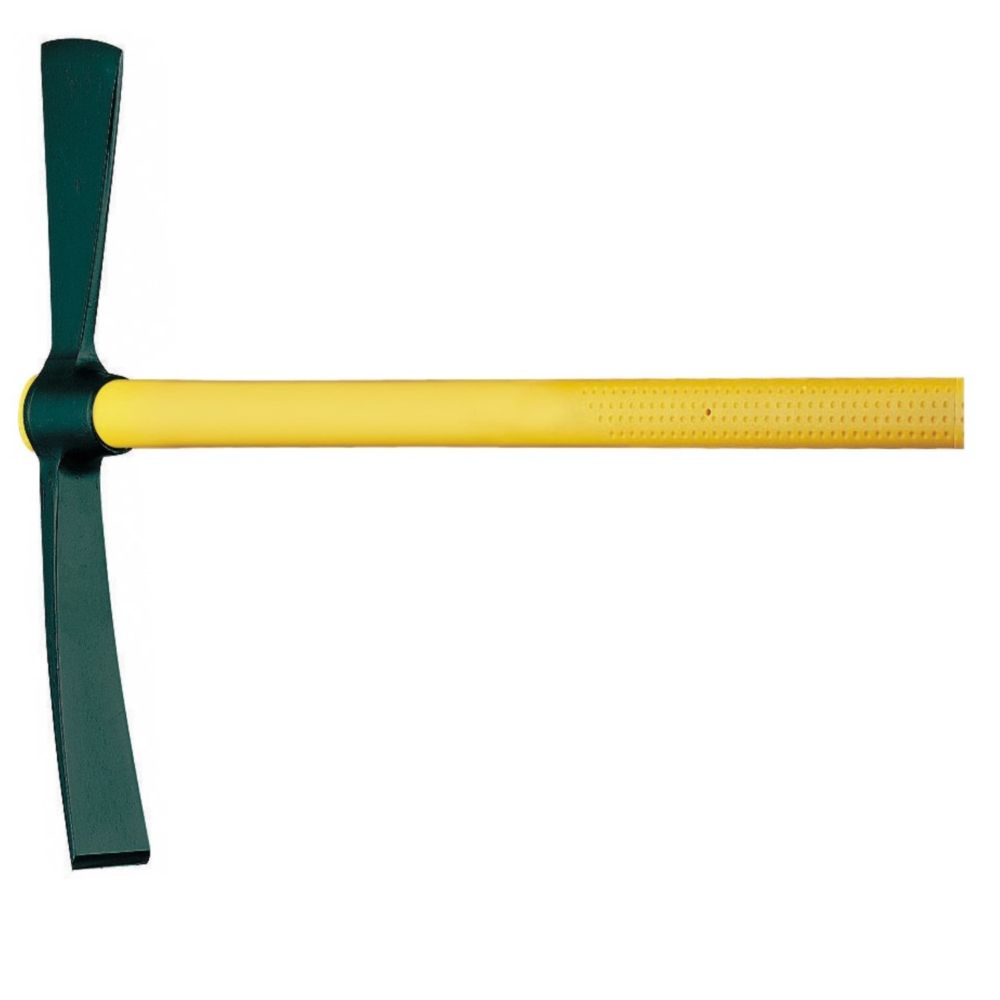 Pioche-hache douille ronde 2 kg Manche Novamax - Leborgne