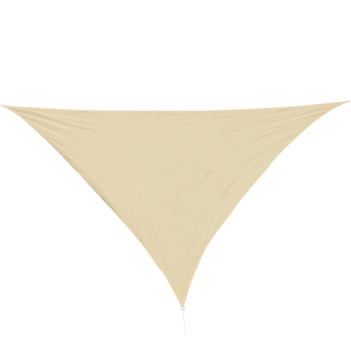 Voile d'ombrage triangulaire 4xsx4 m sable