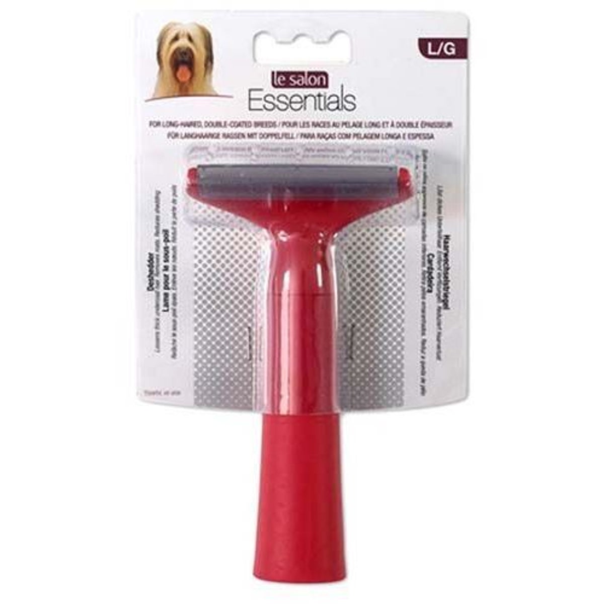 Peigne démêlant chien poils longs ou épais