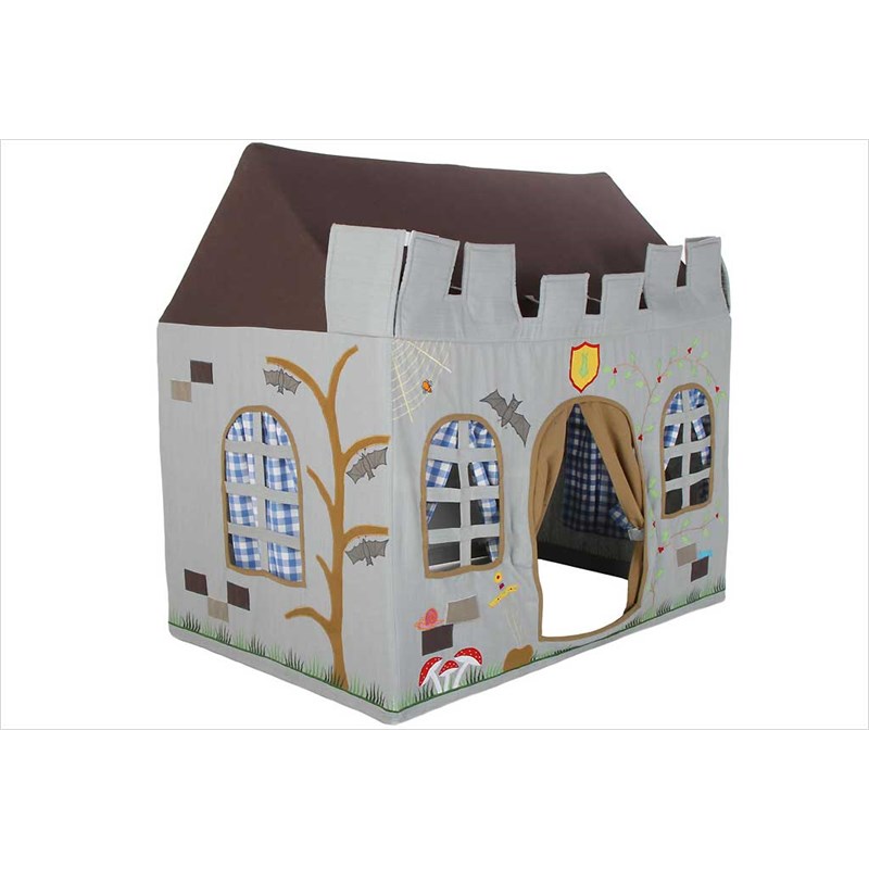 Petit château fort en tissu win green
