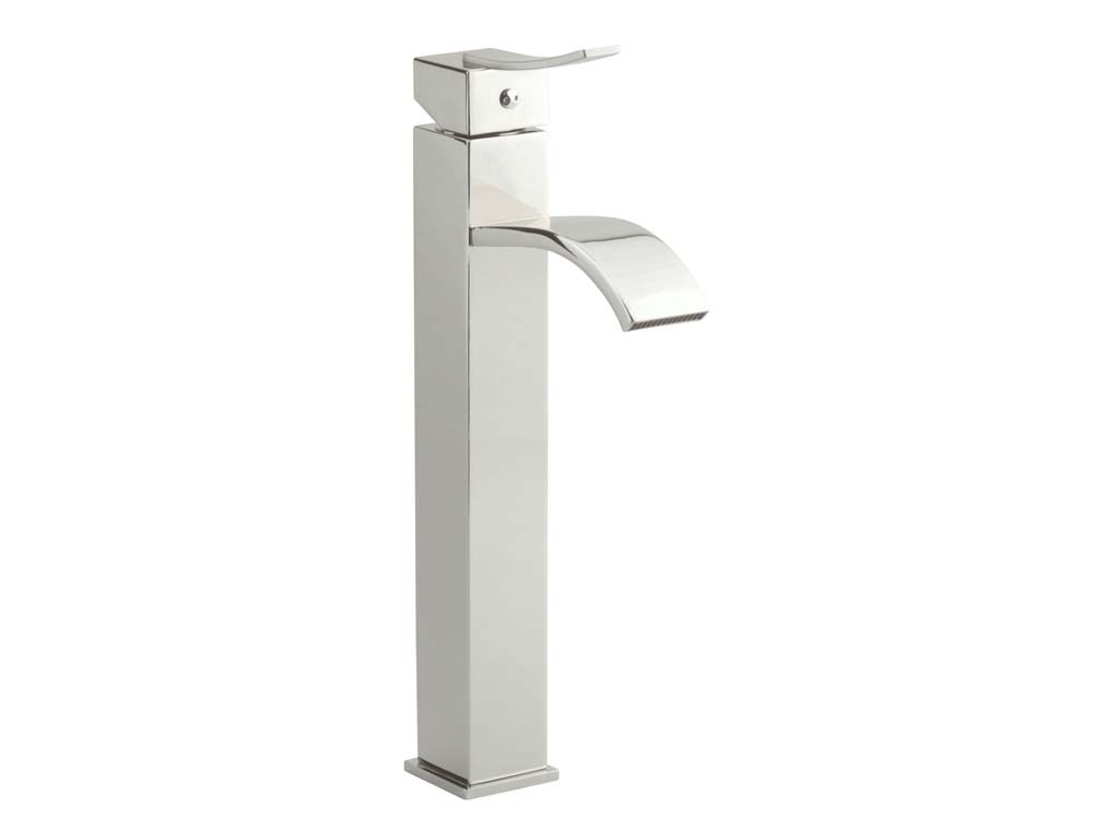 Mitigeur lavabo haut en laiton chromé Equs