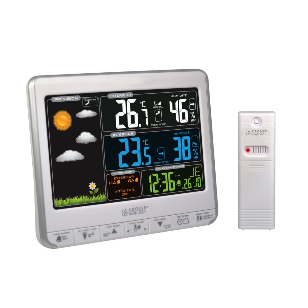 Station Météo avec écran LCD - la Crosse technology
