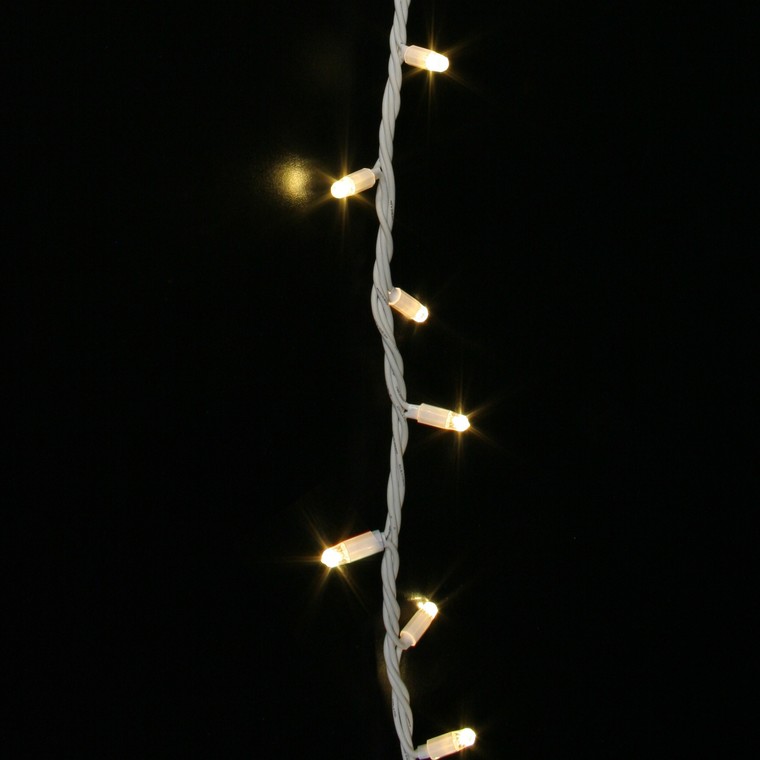 Guirlande lumineuse LED blanc chaud 18 m