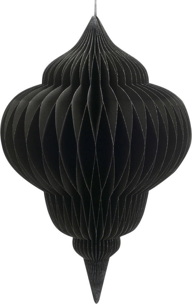 Suspension noire 65 cm