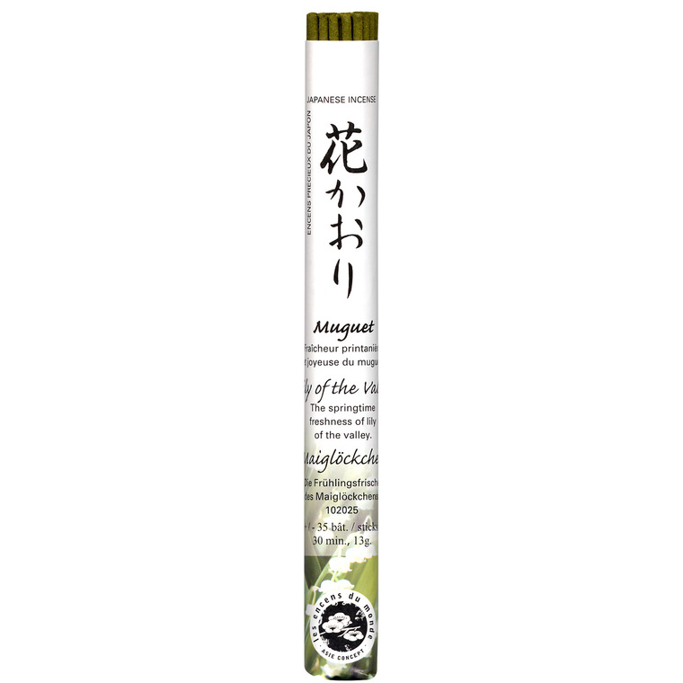 Rouleau encens muguet 35 bâtons