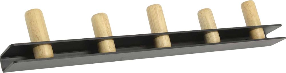 Patère métal bois moderne