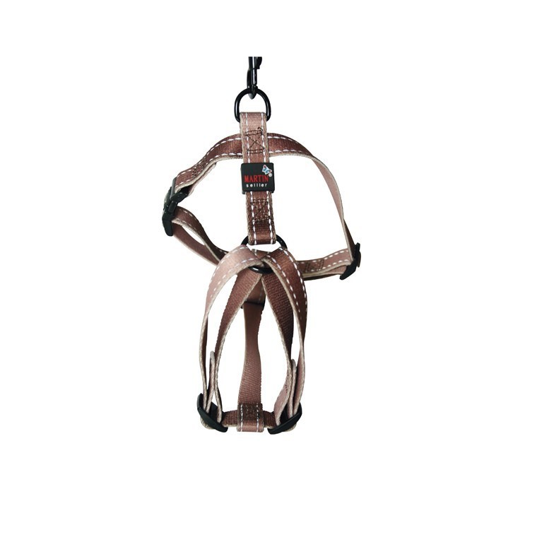 Harnais nylon choco 50/70cm Martin Sellier