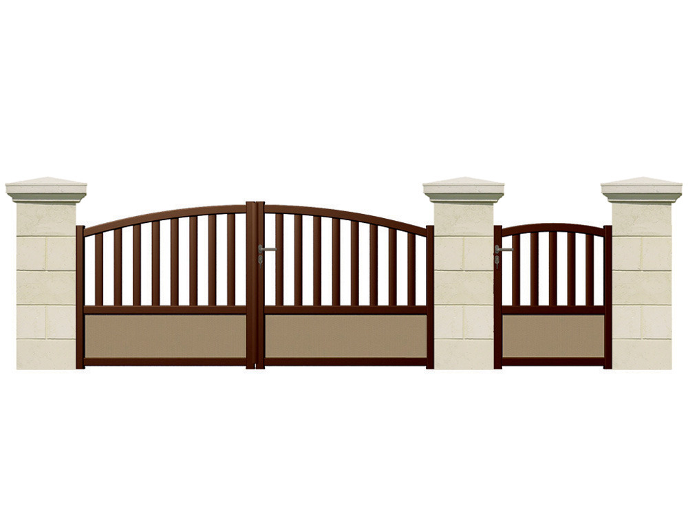 Portail battant Bridge Aluminium - 3 m