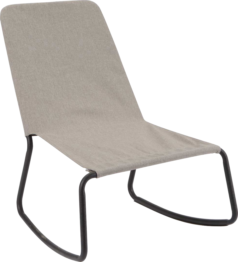 Fauteuil bascule gris clair