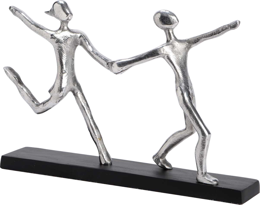 Statuette couple en métal