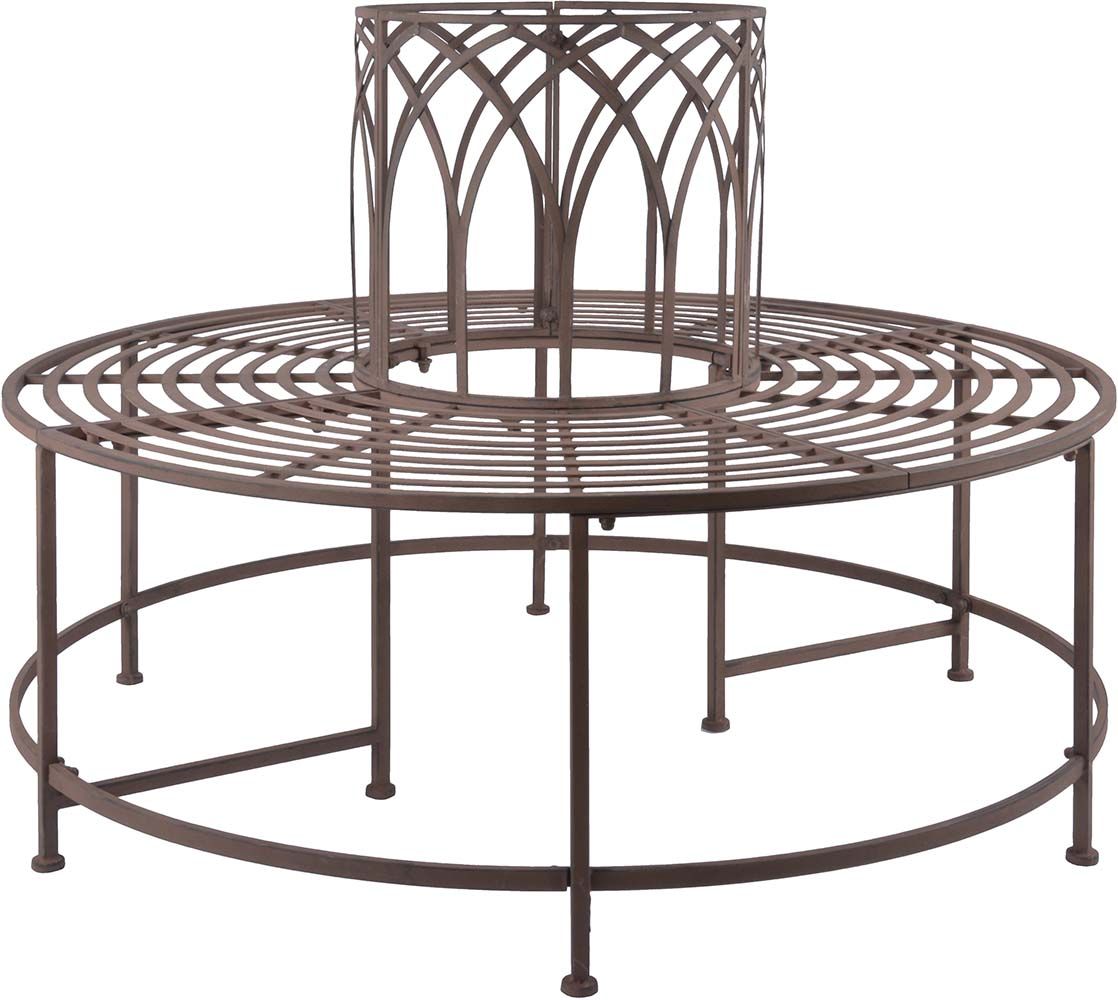 Banc de jardin arbre en métal