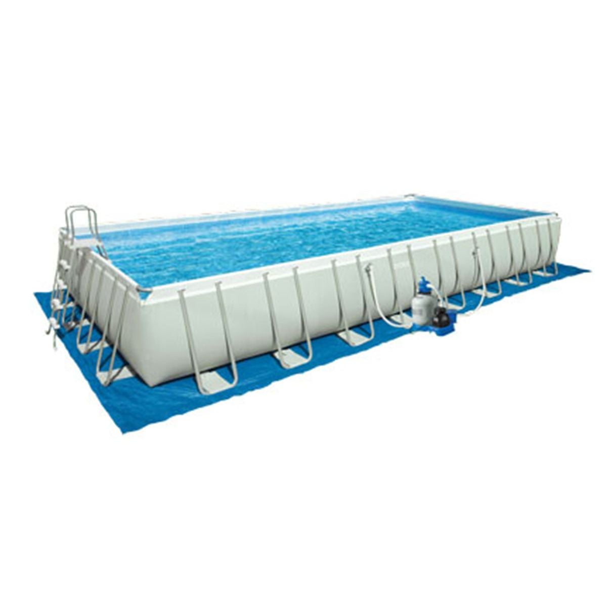Tapis de sol pour piscine rectangulaire