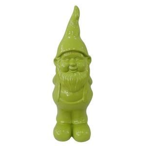 HOMEA Nain en céramique 24cm - Vert