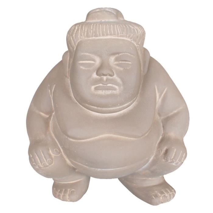 HOMEA Sumo en terracotta 39cm - Gris